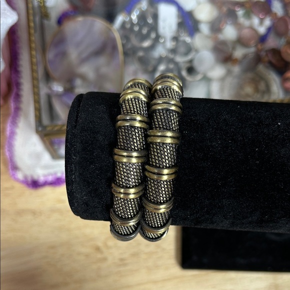 Vintage NWOT Kenneth Jay Lane Gold and Black Snake Watch - Picture 5 of 9